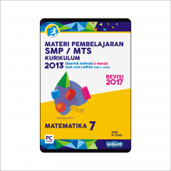 product CD MATEMATIKA Kelas 7 (revisi 2017) KUBIXA K13