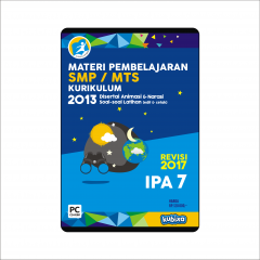 product CD IPA Kelas 7 (revisi 2017) KUBIXA K13